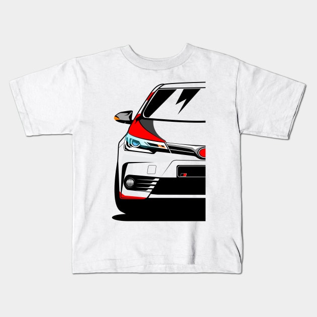 Corolla Altis GR Gazoo Racing Kids T-Shirt by gaplexio